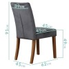 New Haven Solid Oak Dining Table with 2 Grey Velvet Dining Chairs
