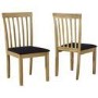 New Haven Oak Extendable Dining Set with 6 Dining Chairs