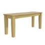 New Haven Oak Extendable Dining Table with 2 Dining Benches in Light Oak