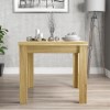 New Town Flip Top Solid Oak Dining Table with 4 Grey Velvet Dining Chairs