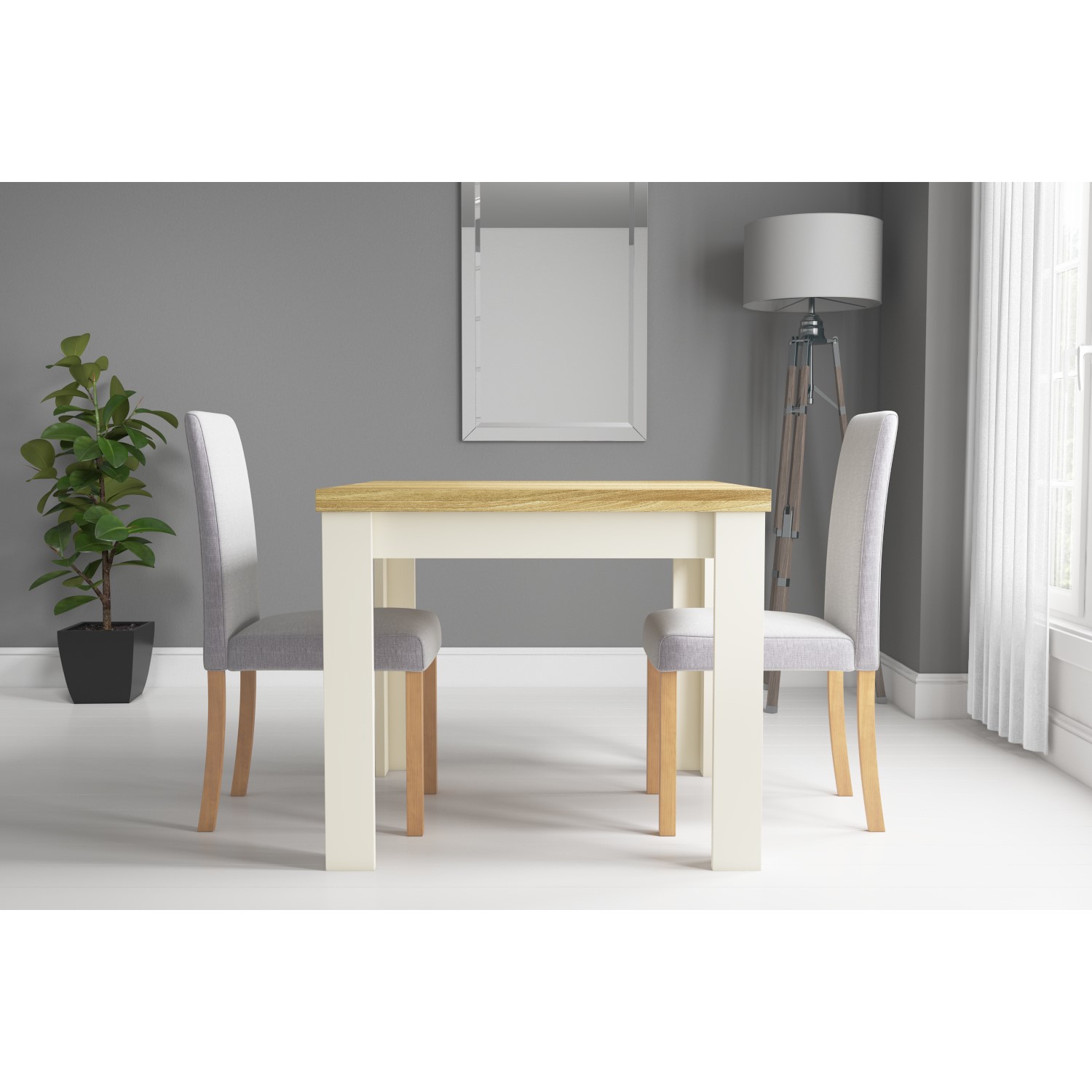 New Town Farmhouse Flip Top Cream Oak Dining Table Seats 4 Furniture123 New Town Farmhouse Flip Top Cream Oak Dining Table Seats 4 Furniture123