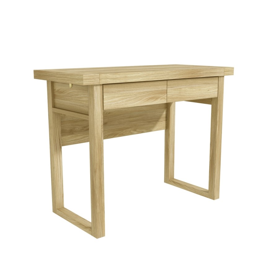 Multi-Functional Office Desk in Oak Effect - New Town Range 