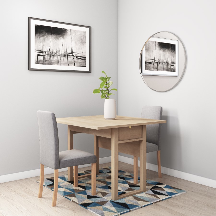 Multi-Functional Office Desk in Oak Effect - New Town Range 