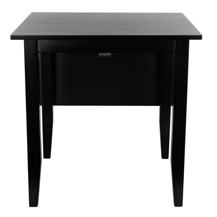 Drop Leaf Black Dining Table with 2 Black Spindle Dining Chairs - Olsen