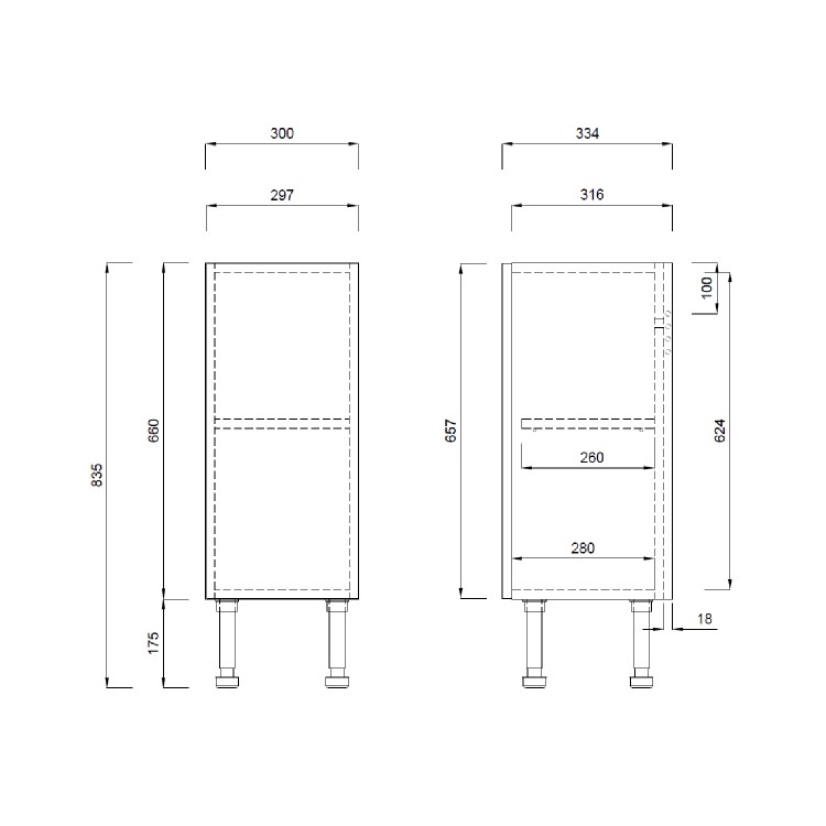 1500mm Blue Toilet and Sink Unit with Storage Unit & Black Fittings - Ontario