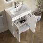 600mm Paintable Freestanding Vanity Unit with Basin - Orlando