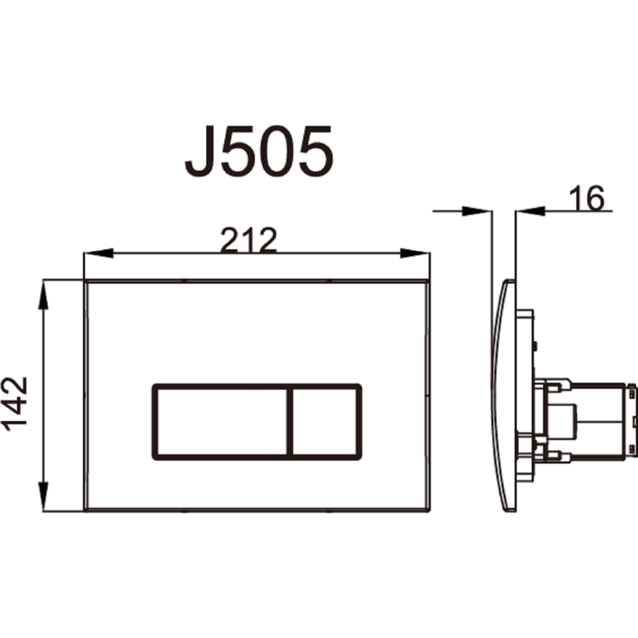 Fluted Wall Hung Rimless Toilet with Soft Close Seat, Matt Black Pneumatic Flush Plate, 820mm Frame & Cistern – Oregon