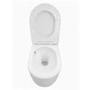 Fluted Wall Hung Rimless Short Projection Toilet with Soft Close Seat - Oregon