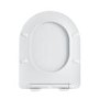Fluted Wall Hung Toilet with Soft Close Seat, Matt Black Pneumatic Flush Plate, 820mm Frame & Cistern - Oregon