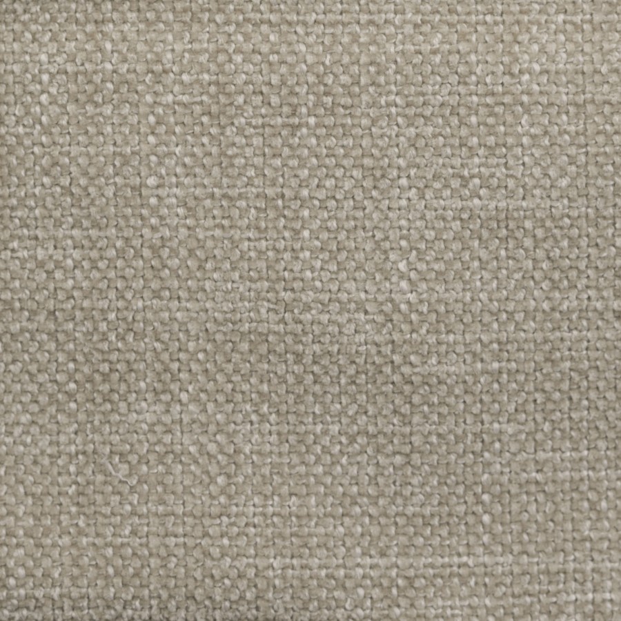 Set of 3 Walnut & Beige Upholstered Curved Kitchen Stools with Backs - Owen