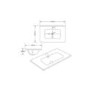 500mm Black Freestanding Vanity Unit with Basin - Palma