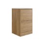 500mm Oak Wood Effect Freestanding Vanity Unit with Basin - Palma