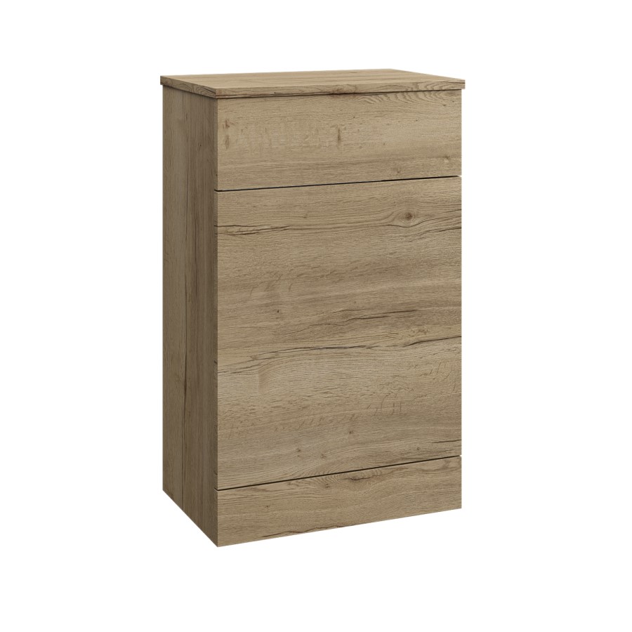 500mm Wood Effect Back to Wall Toilet Unit Only - Palma