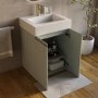 600mm Blue Freestanding Vanity Unit with Basin - Panama