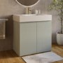 800mm Blue Freestanding Vanity Unit with Basin - Panama