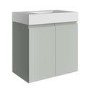 800mm Blue Freestanding Vanity Unit with Basin - Panama