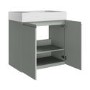 800mm Blue Freestanding Vanity Unit with Basin - Panama
