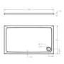 1200 x 800mm Chrome Rectangular Sliding Door Shower Enclosure with Side Panel Suite with Toilet and Basin - Carina