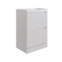 500mm Beige Freestanding Vanity Unit with Basin - Pendle