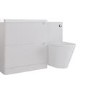 1300mm Beige Toilet and Sink Unit with Round Toilet - Pendle