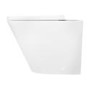 1300mm White Toilet and Sink Unit with Round Toilet - Pendle