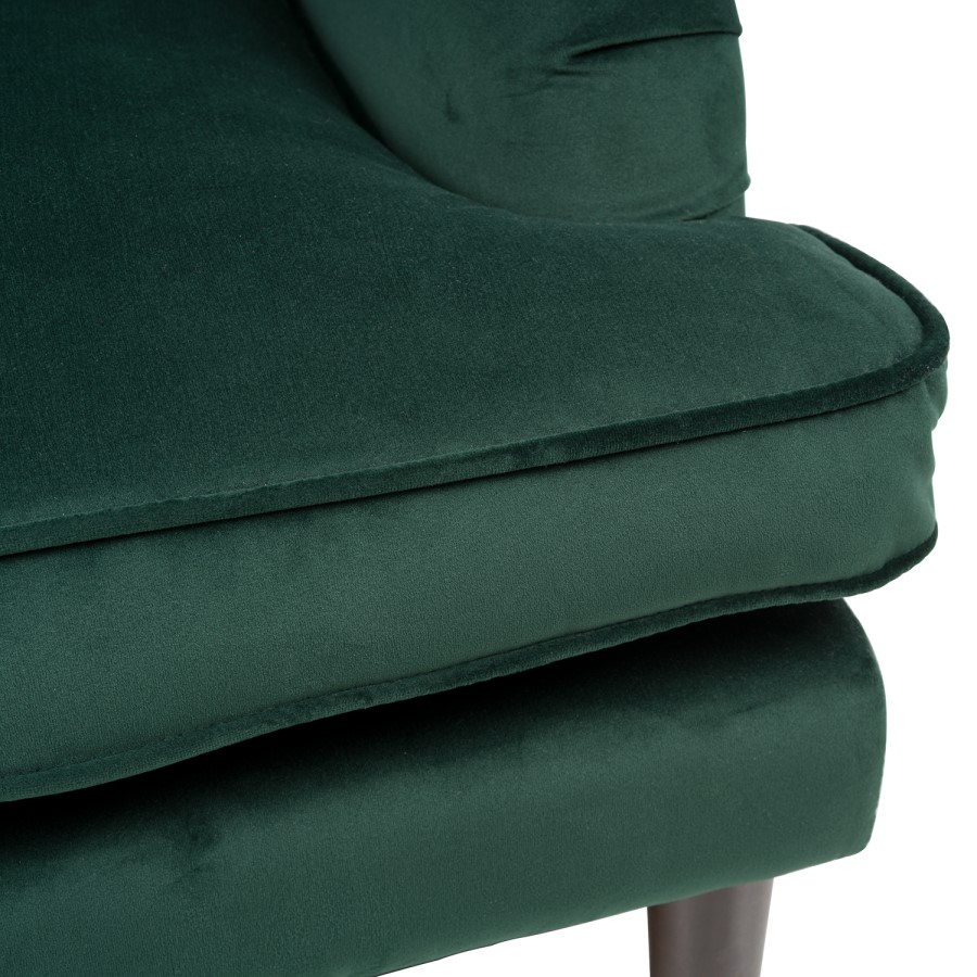 Payton Green Velvet Pet Sofa - Suitable for Dogs & Cats