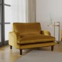 Mustard Yellow Velvet Kids Armchair - Payton
