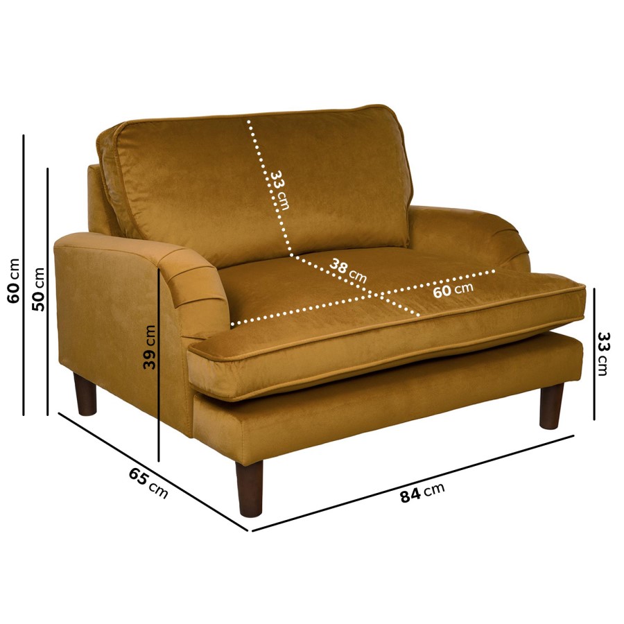Payton Mustard Yellow Velvet Pet Sofa - Suitable for Dogs & Cats