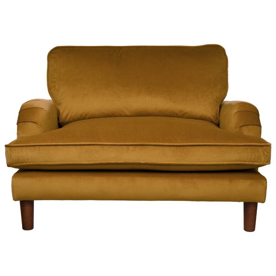 Payton Mustard Yellow Velvet Pet Sofa - Suitable for Dogs & Cats
