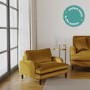 Mustard Yellow Velvet Kids Armchair - Payton