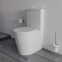 Grade A2 - Modern 1300mm Freestanding Bath Suite with Toilet & Basin - Pico