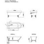 Dark Green Freestanding Single Ended Bath with Chrome Feet 1670 x 740mm - Park Royal