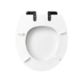 Park Royal  LL WC and WG Wood Soft Close Seat - Matt Black Flush Kit & Handle 