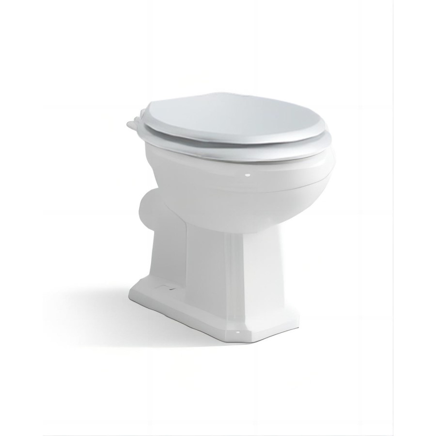 Park Royal  LL WC and WG Wood Soft Close Seat - Matt Black Flush Kit & Handle 