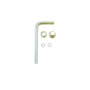 Park Royal  LL WC and WG Wood Soft Close Seat - Brushed Brass Flush Kit & Handle 