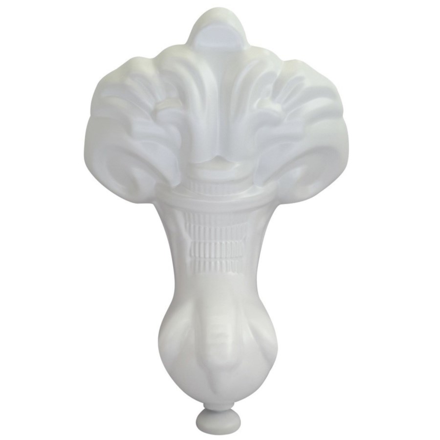 Dark Green Freestanding Single Ended Roll Top Slipper Bath with White Feet 1615 x 690mm - Park Royal