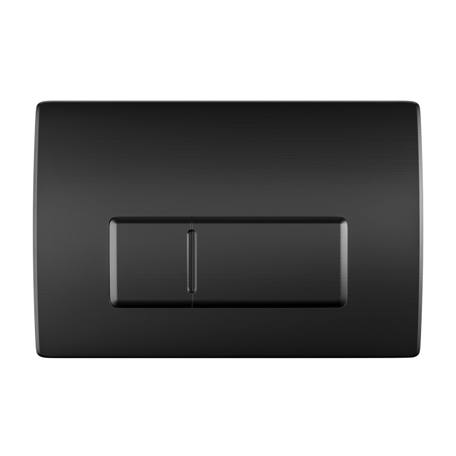 Matt Black Wall Hung Smart Bidet Japanese Toilet & 820mm Frame Cistern with Gunmetal Grey  Pneumatic Flush Plate - Purificare
