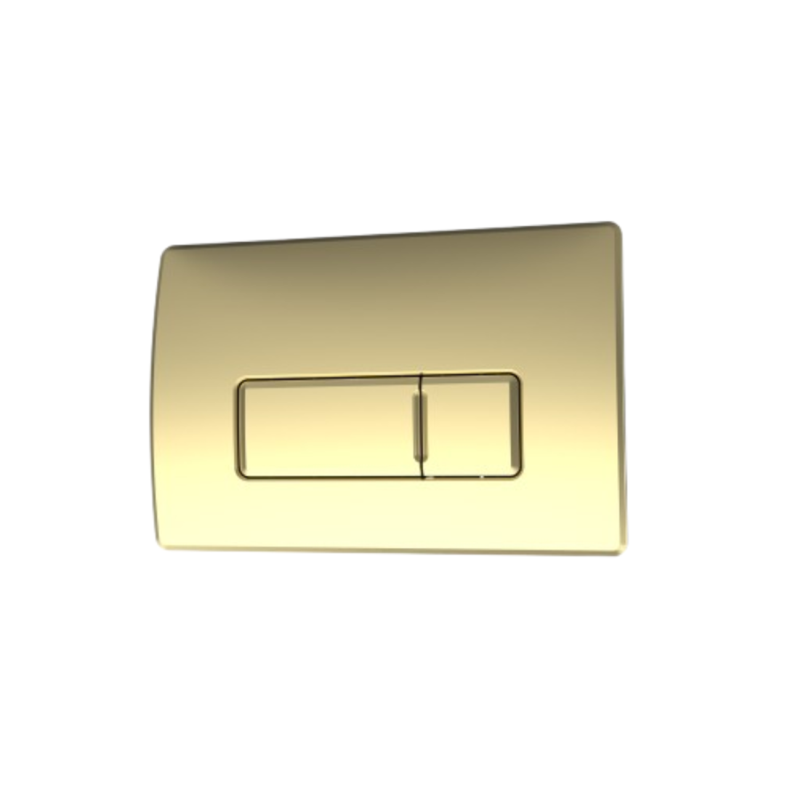 Matt Black Wall Hung Smart Bidet Japanese Toilet & 1160mm Frame Cistern with Brushed Brass Pneumatic Flush Plate - Purificare