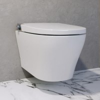 Wall Hung Smart Bidet Japanese Toilet with Heated Seat - Purificare