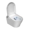 Wall Hung Smart Bidet Round Toilet with Heated Seat - Purificare