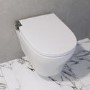 Wall Hung Smart Bidet Japanese Toilet with Heated Seat - Purificare