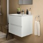 500mm Ideal Standard Eurovit+ White Wall Hung Vanity Unit with Basin