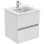 500mm Ideal Standard Eurovit+ White Wall Hung Vanity Unit with Basin