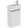 350mm Ideal Standard Eurovit+ White Left-Hand Wall Hung Vanity Unit with Basin
