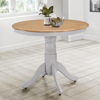 GRADE A1 - Rhode Island Round Dining Table in Grey