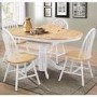 Rhode Island Round Extending Dining Table with 4 Windsor Chairs
