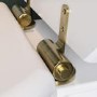 Back to Wall Rimless Toilet and Soft Close Seat with Brushed Brass Hinges - Ripley
