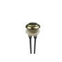 Close Coupled Rimless Toilet with Soft Close Seat and Brushed Brass Fittings - Ripley