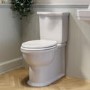 ONLY OPENED - Close Coupled Rimless Toilet with Soft Close Seat - Ripley