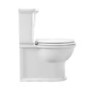 ONLY OPENED - Close Coupled Rimless Toilet with Soft Close Seat - Ripley